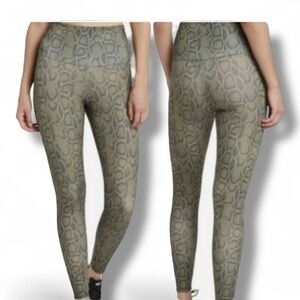 ONZIE Leopard High-rise leggings - Green/Black Large